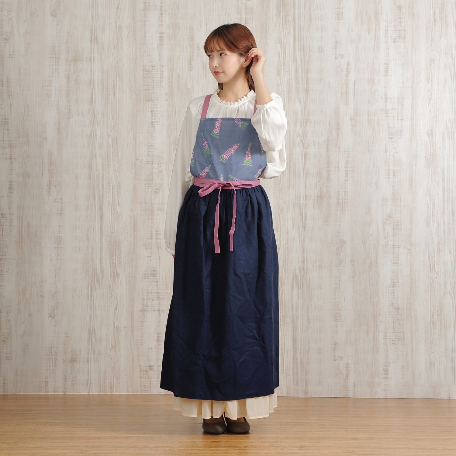 Michelle Machoto] ミッシェルマコット アンゲロニア柄 ロング