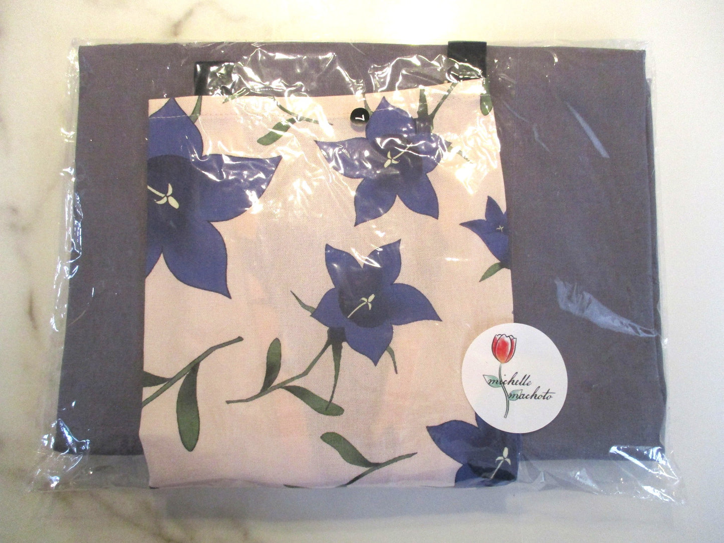[Michelle Machoto] Michelle Machoto Iwakikyou Pattern Long Wide Gathered Apron D-0007