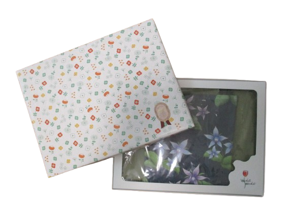 [Michelle Machoto] Michelle Machoto Polygi Pattern Long Wide Gathered Apron D-0011