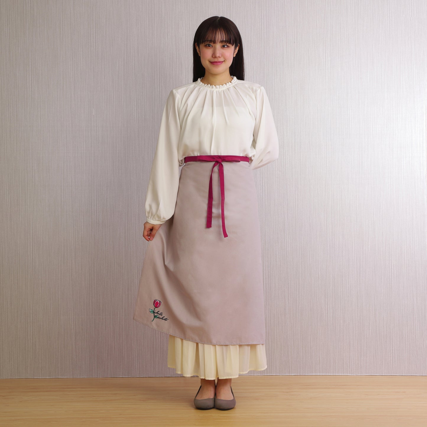 [Michelle Machoto] ミッシェルマコット 無地 ソムリエエプロン D-0602-1