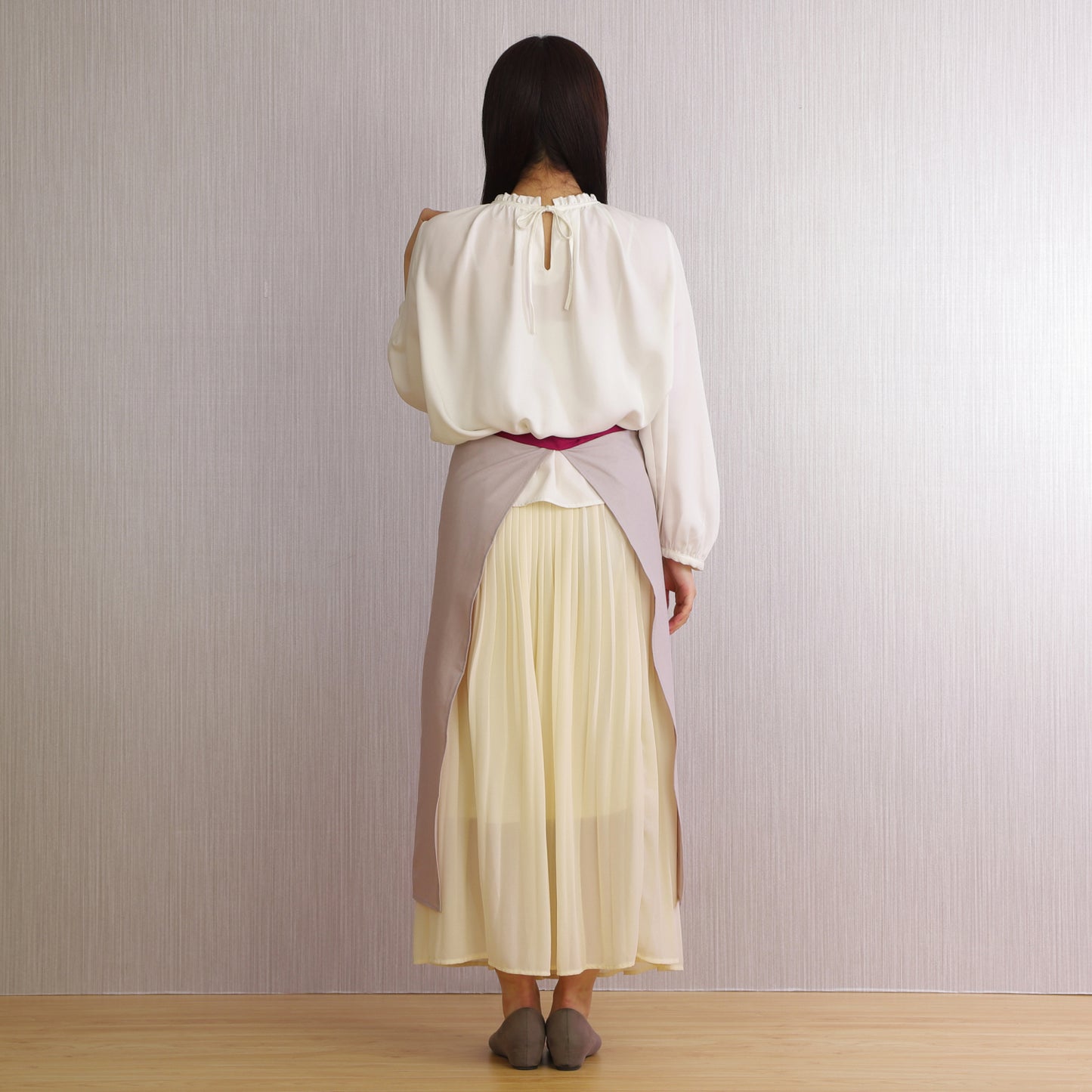 [Michelle Machoto] ミッシェルマコット 無地 ソムリエエプロン D-0602-1